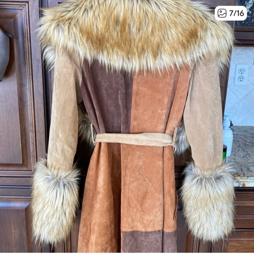 ASOS Multicolor Faux Fur Trim Teddy Jacket - Picture 7 of 15